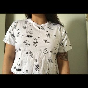 “Space” Crop Top